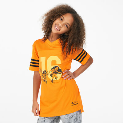 adidas Kids' Disney Comfy Princesses Dress Orange