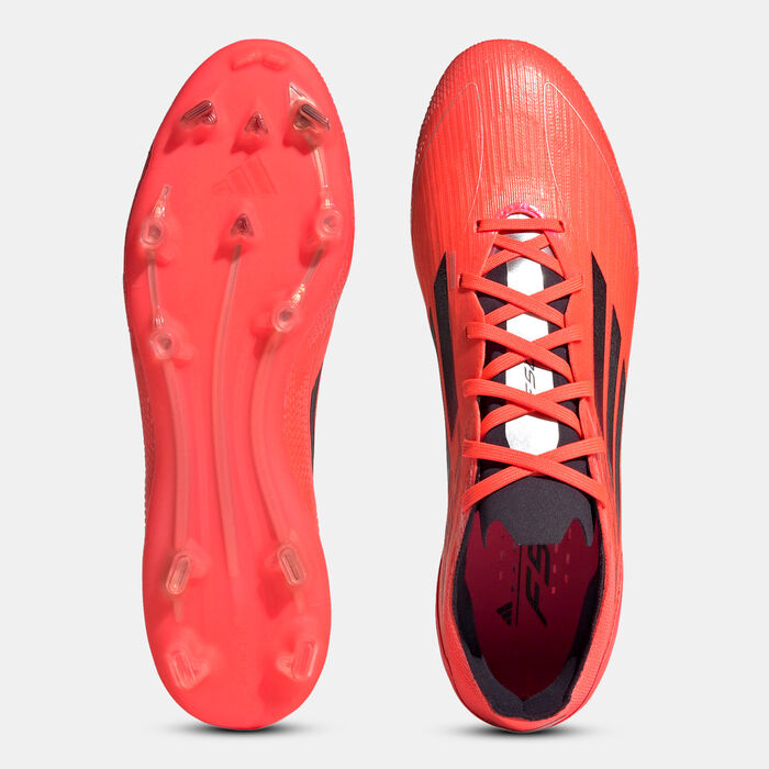 adidas Men's F50 Pro Firm Ground Football Shoes Red adidas Men's F50 Pro Firm Ground Football Shoes Red image number 4