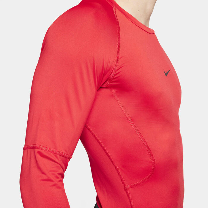 Nike Men's Pro Dri-FIT Training Top Red image number 3