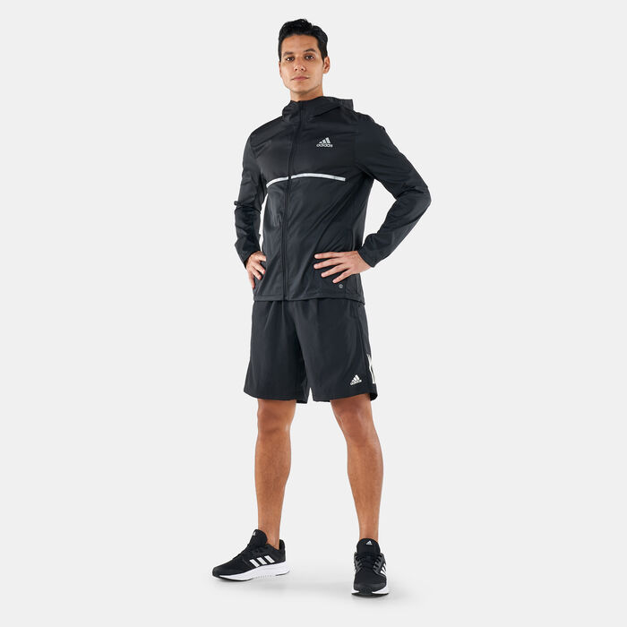 adidas Men's Own the Run Jacket Black adidas Men's Own the Run Jacket Black image number 2