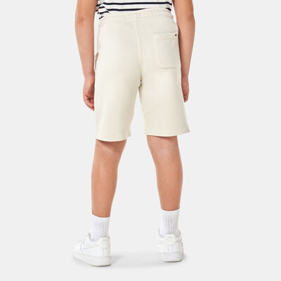 Tommy Hilfiger Kids' Tonal Logo Embroidery Sweat Shorts White