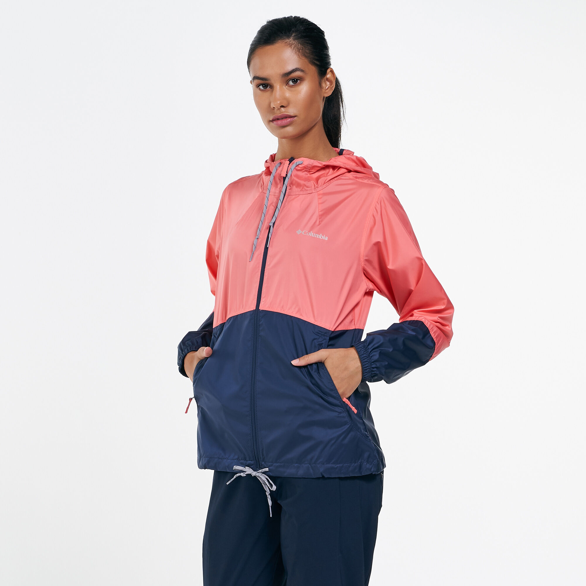 Buy Columbia Women s Flash Forward Windbreaker Jacket Red in Qatar SSS