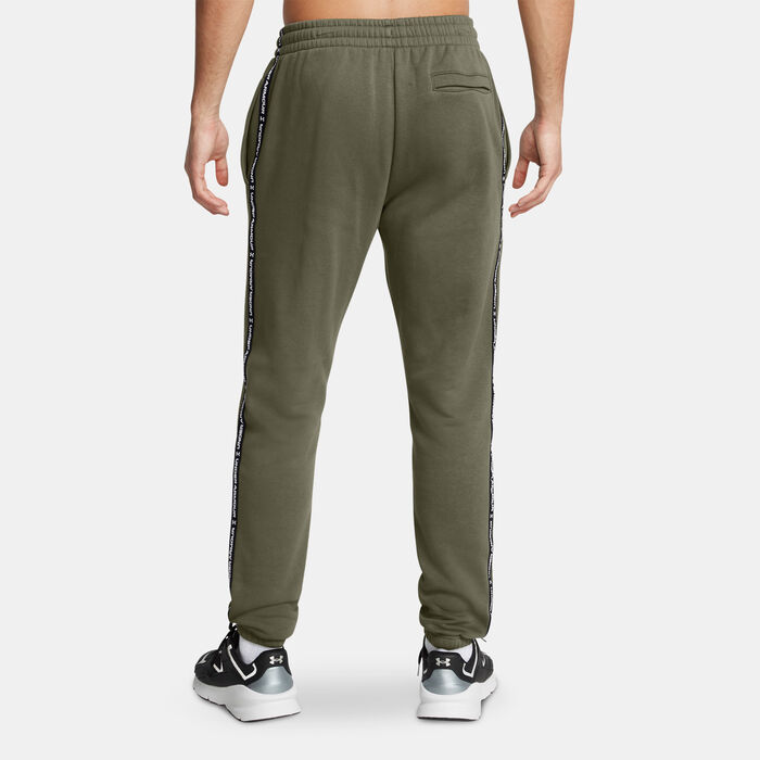 Under Armour Men's Fleece Taping Joggers Green image number 1