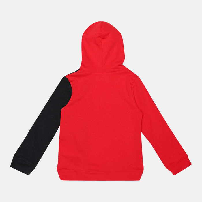 Under Armour Kids' UA Baseline Hoodie Red Under Armour Kids' UA Baseline Hoodie Red image number 1