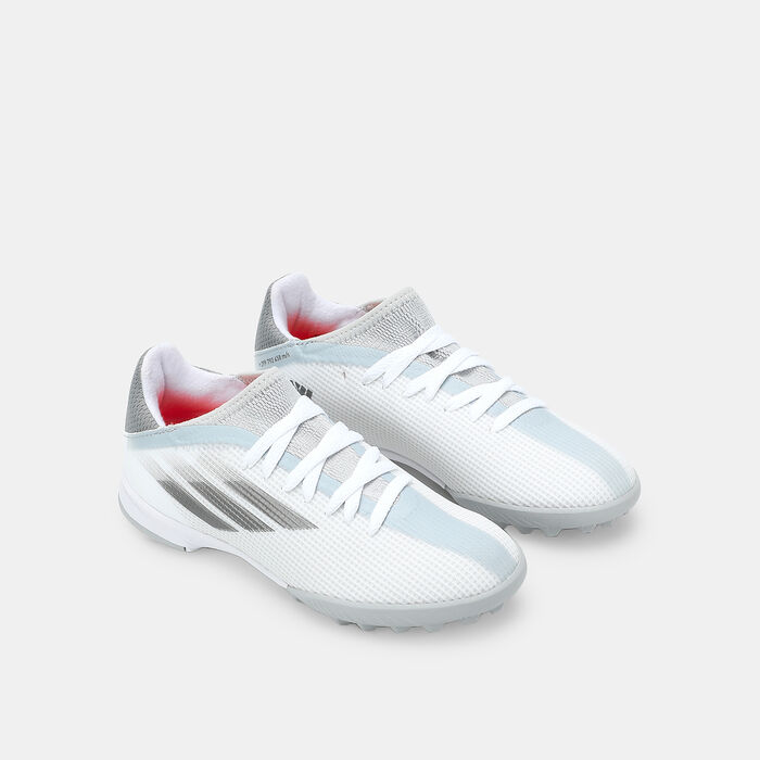 adidas Kids' X Speedflow.3 Turf Ground Football Shoe Blue adidas Kids' X Speedflow.3 Turf Ground Football Shoe Blue image number 1