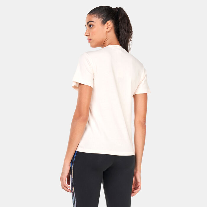 adidas Women's AOP Reg T-Shirt Beige adidas Women's AOP Reg T-Shirt Beige image number 1