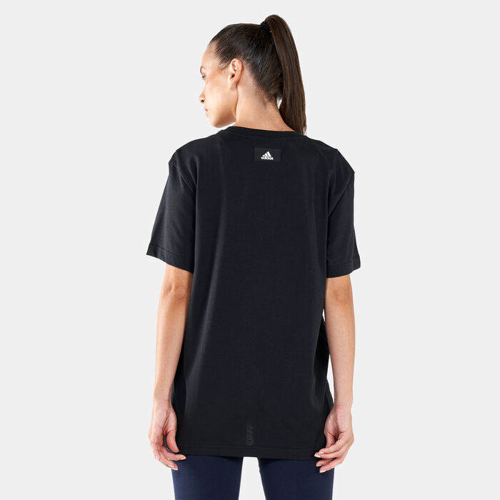 adidas Women's Graphic T-Shirt Black image number 1