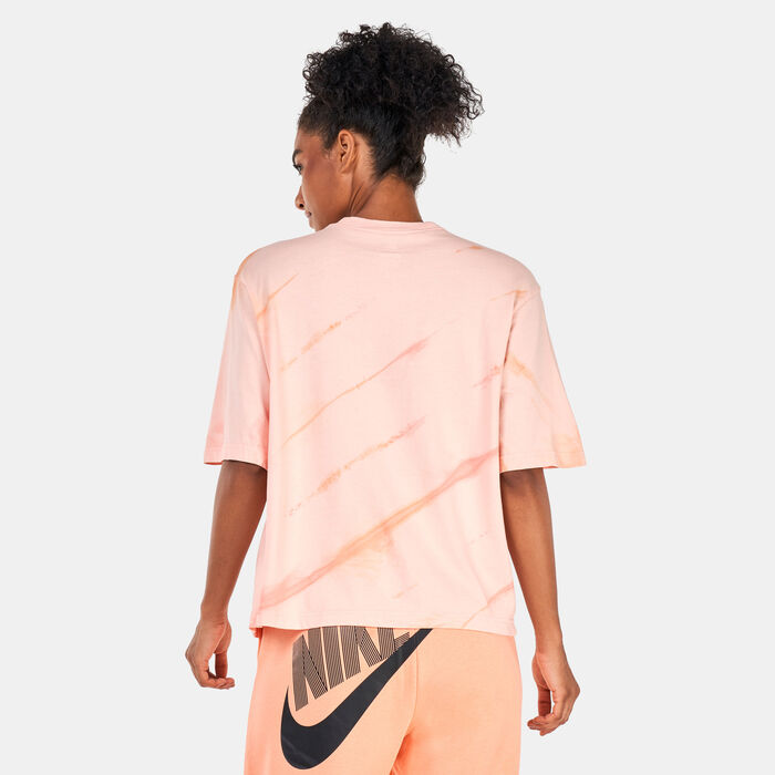 Nike Women's Sportswear Boxy T-Shirt Orange Nike Women's Sportswear Boxy T-Shirt Orange image number 1