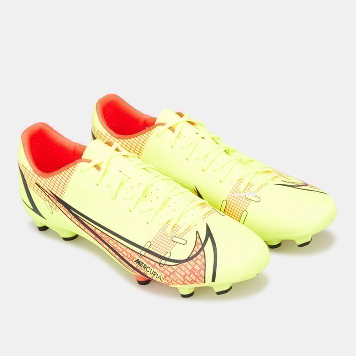 Nike Men's Vapor 14 Academy Firm Ground Football Shoe yellow Nike Men's Vapor 14 Academy Firm Ground Football Shoe yellow image number 1