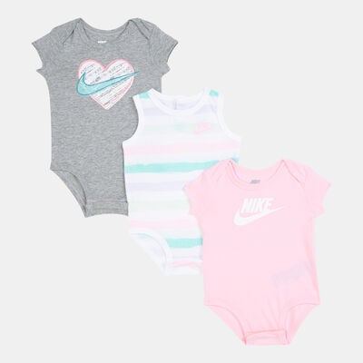 Nike Kids' Swoosh Bodysuit - 3 Pack (Baby and Toddler) Multi Nike Kids' Swoosh Bodysuit - 3 Pack (Baby and Toddler) Multi