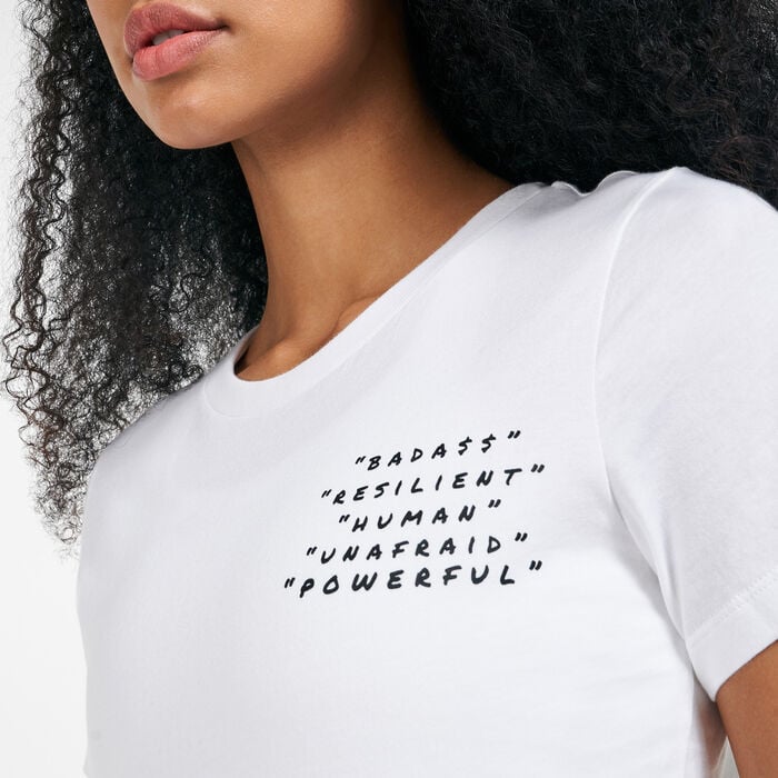 Converse Women's Empowerment T-Shirt White Converse Women's Empowerment T-Shirt White image number 3