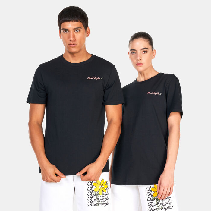 Converse Script Star Essential Seasonal Grow T-Shirt Black Converse Script Star Essential Seasonal Grow T-Shirt Black image number 0
