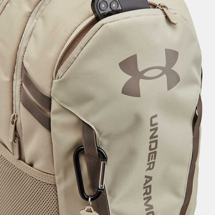Under Armour Hustle 6.0 Backpack Beige image number 4