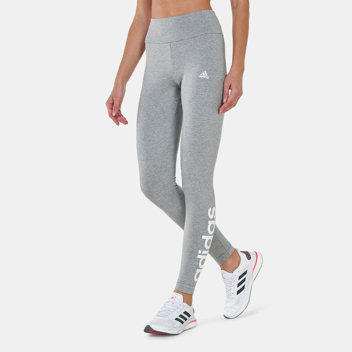 adidas Women's High-Rise Leggings Grey adidas Women's High-Rise Leggings Grey image number 0