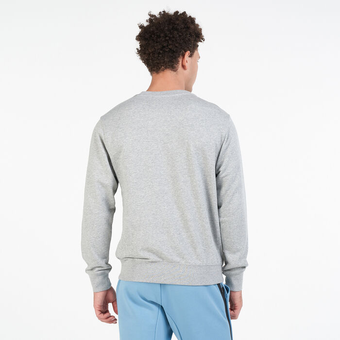 Nike Men's Sportswear Club French Terry Sweatshirt Grey Nike Men's Sportswear Club French Terry Sweatshirt Grey image number 1