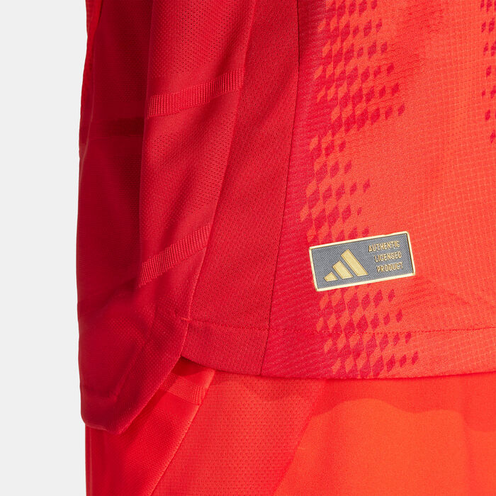 adidas Men's FC Bayern Home Authentic Football Jersey - 2024/25 Red image number 4