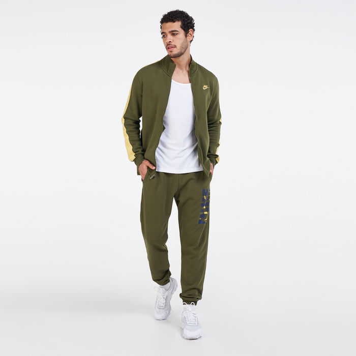 Nike Men's Sportswear Club Track Jacket Green Nike Men's Sportswear Club Track Jacket Green image number 2