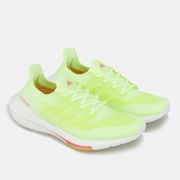 adidas Women's Ultraboost 21 Shoe Green image number 2