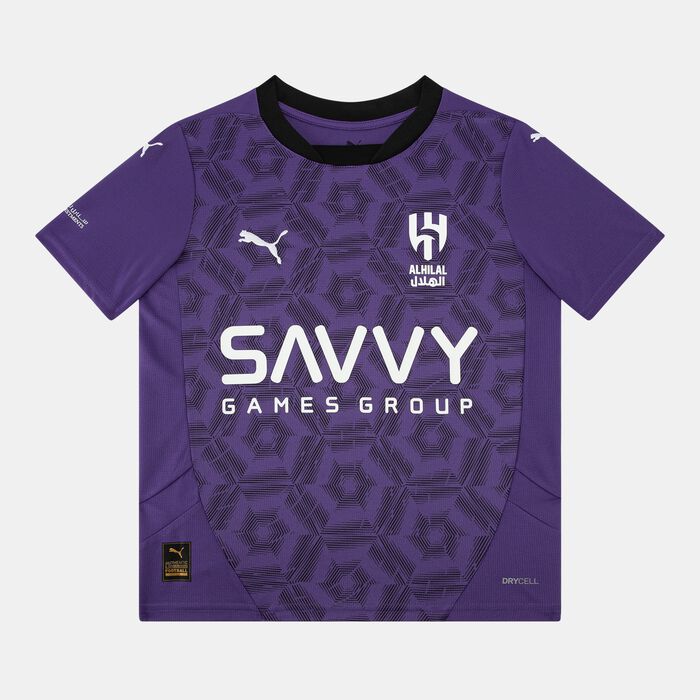 PUMA Kids' Al Hilal 24/25 Third Replica Football Jersey Purple PUMA Kids' Al Hilal 24/25 Third Replica Football Jersey Purple image number 0