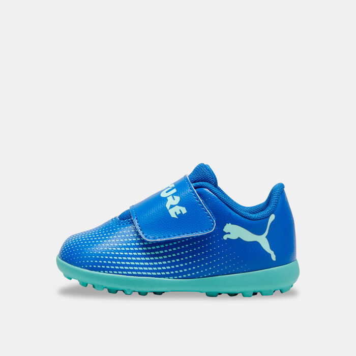 PUMA Kids' FUTURE 7 PLAY Turf Ground Football Shoes Blue PUMA Kids' FUTURE 7 PLAY Turf Ground Football Shoes Blue image number 0