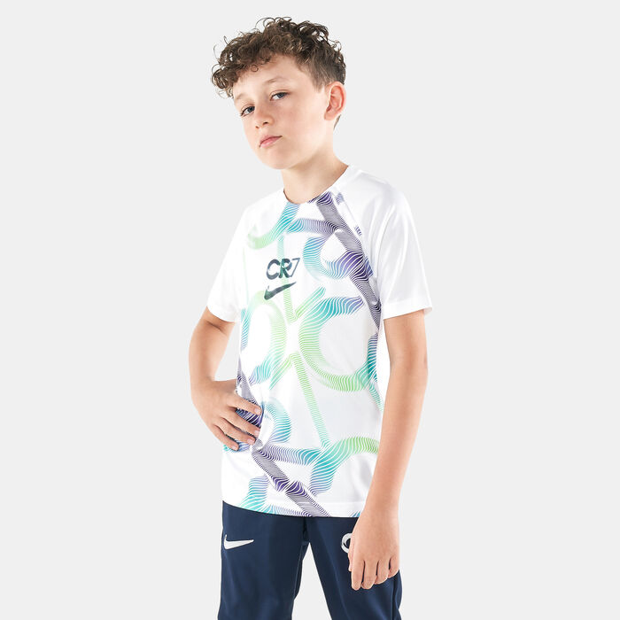 Nike Kids' CR7 Dri-FIT Football Top White Nike Kids' CR7 Dri-FIT Football Top White image number 0