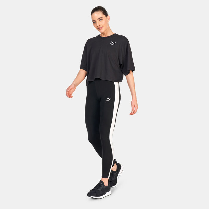 PUMA Women's Classics Oversized T-Shirt Black PUMA Women's Classics Oversized T-Shirt Black image number 2