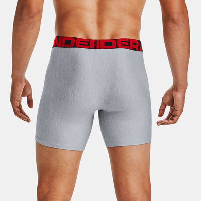 Under Armour Men's Tech™ 6-Inch Boxerjock® Boxers (2 Pack) Grey