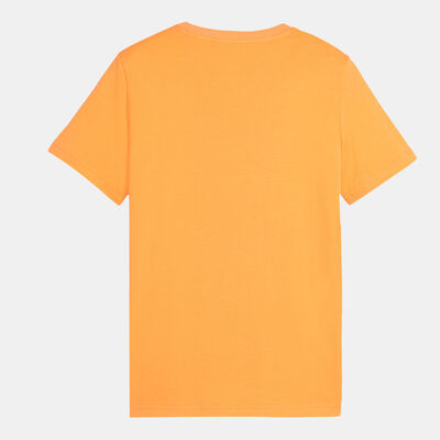 PUMA Kids' ESS+ Logo Lab Summer T-Shirt Orange