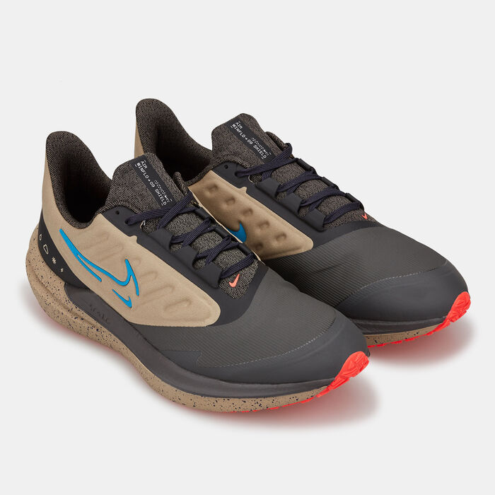 Nike Men's Air Winflo 9 Shield Shoe Grey Nike Men's Air Winflo 9 Shield Shoe Grey image number 2
