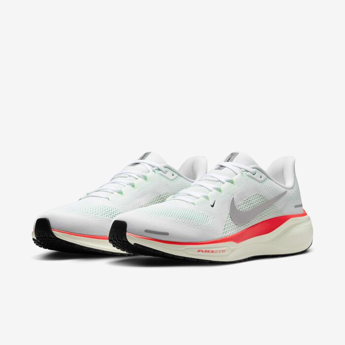 Nike Men's Pegasus 41 Road Running Shoes White image number 4