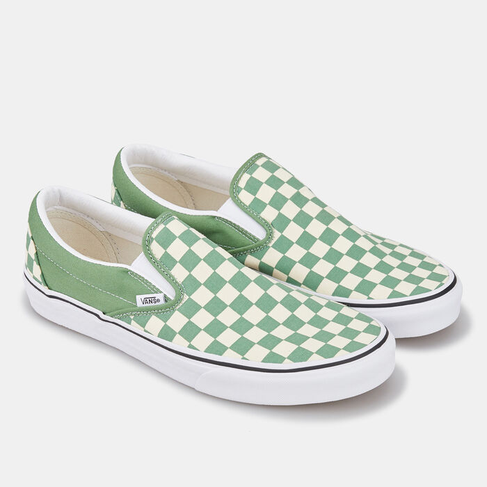 Vans Classic Slip-On Shoe Green Vans Classic Slip-On Shoe Green image number 1