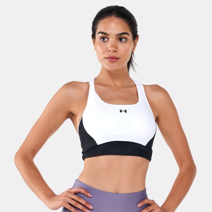 Under Armour Women's UA Crossback Long Line Sports Bra Black Under Armour Women's UA Crossback Long Line Sports Bra Black image number 0