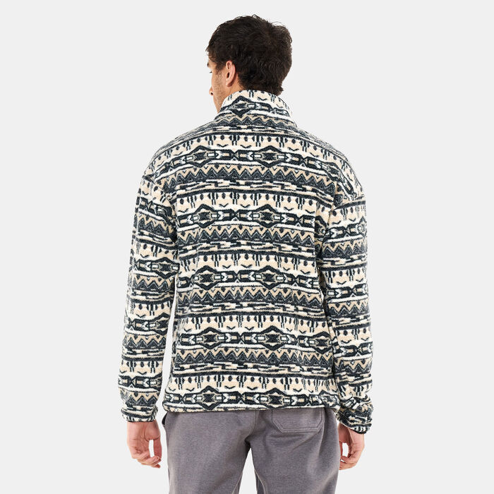 Columbia Men's Helvetia™ Half Snap Fleece Sweatshirt Beige image number 1