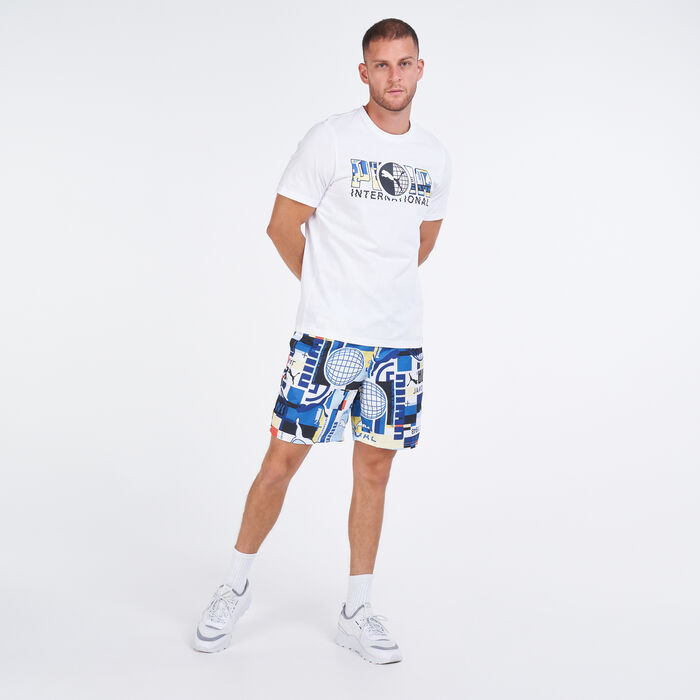 PUMA Men's International T-Shirt White PUMA Men's International T-Shirt White image number 2