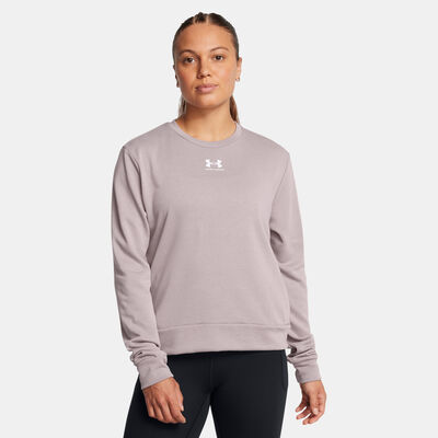 Under Armour Women's Rival Sweatshirt Grey Under Armour Women's Rival Sweatshirt Grey