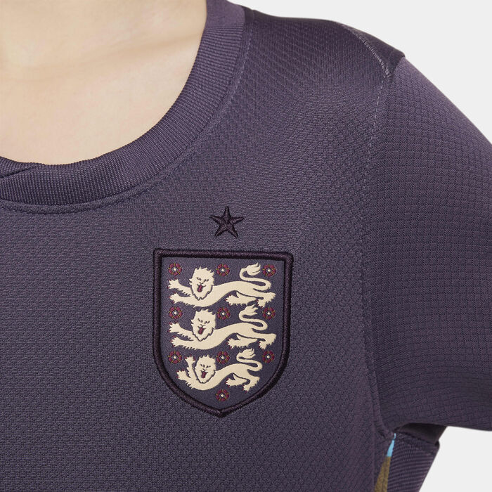 Nike Kids' England 2024/25 Stadium Away Football Replica 3-Piece Kit Grey Nike Kids' England 2024/25 Stadium Away Football Replica 3-Piece Kit Grey image number 4