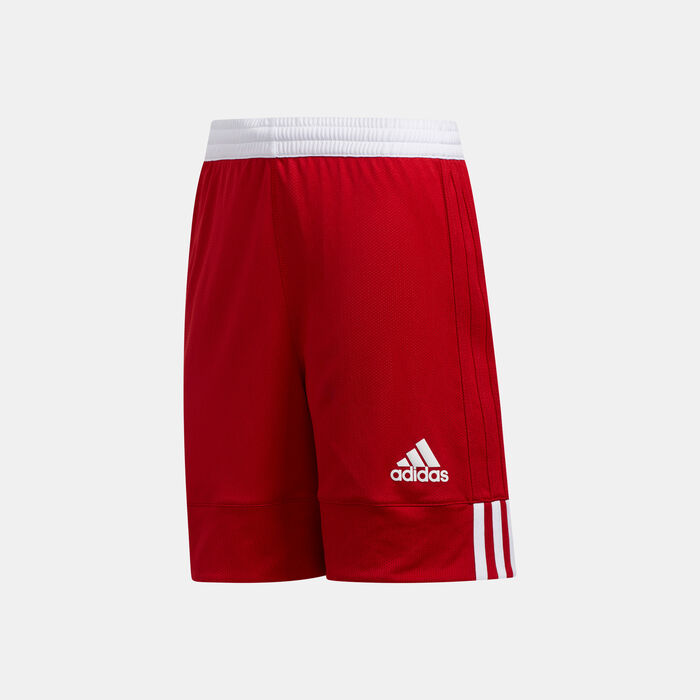 adidas Kids' 3G Speed Reversible Shorts Red adidas Kids' 3G Speed Reversible Shorts Red image number 0