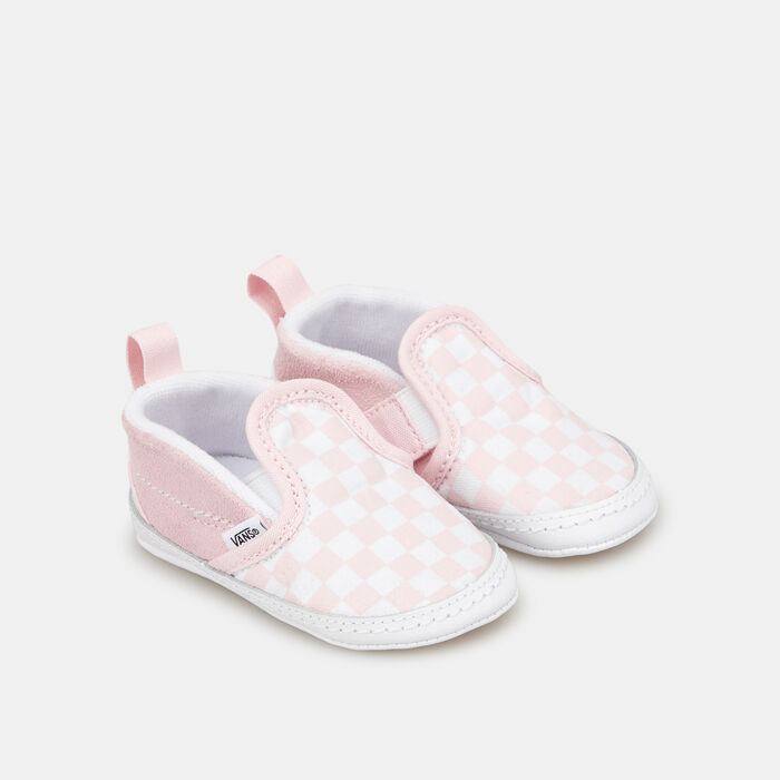 Vans Kids' V Crib Slip-On Unisex Shoe Pink image number 1