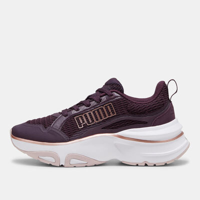 PUMA Women's SOFTRIDE Divine Metal Running Shoes Purple PUMA Women's SOFTRIDE Divine Metal Running Shoes Purple