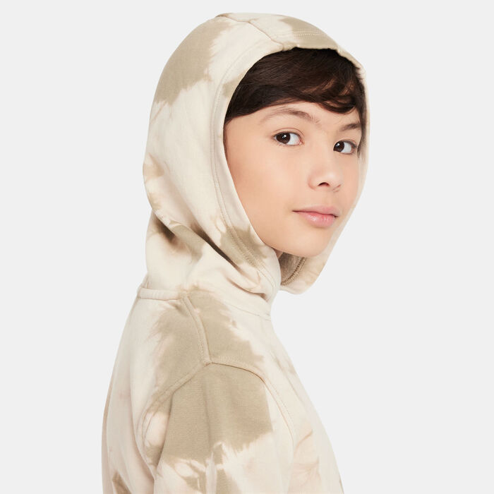 Nike Kids' Sportswear Club Fleece Hoodie Beige Nike Kids' Sportswear Club Fleece Hoodie Beige image number 4
