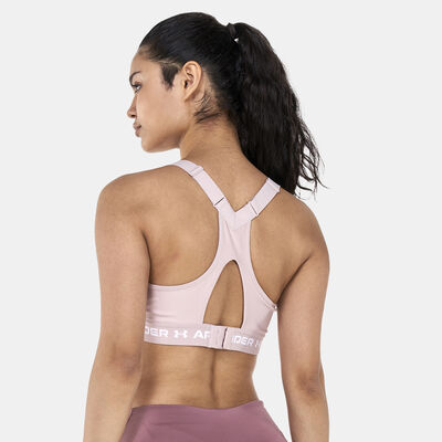 Under Armour Women's Armour High Crossback Sports Bra Pink
