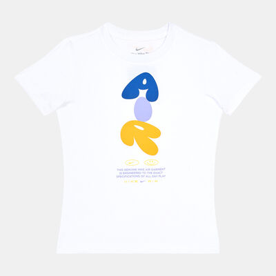 Nike Kids' AirT-Shirt (Younger Kids) White