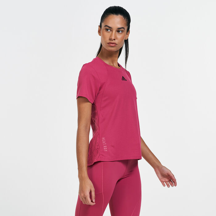 adidas Women's HEAT.RDY T-Shirt Blue adidas Women's HEAT.RDY T-Shirt Blue image number 0