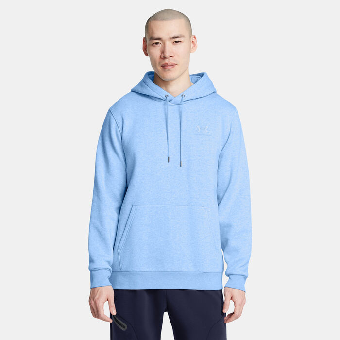 Under Armour Men's UA Essential Fleece Hoodie Blue Under Armour Men's UA Essential Fleece Hoodie Blue image number 0
