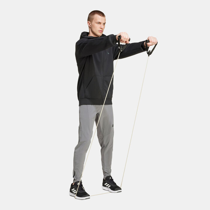 adidas Men's Designed for Training Hybrid Pants Grey image number 2