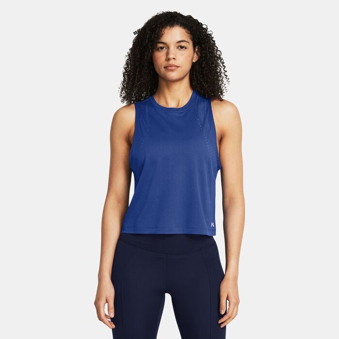 Under Armour Women's Vanish Engineered Training Tank Top Blue image number 0