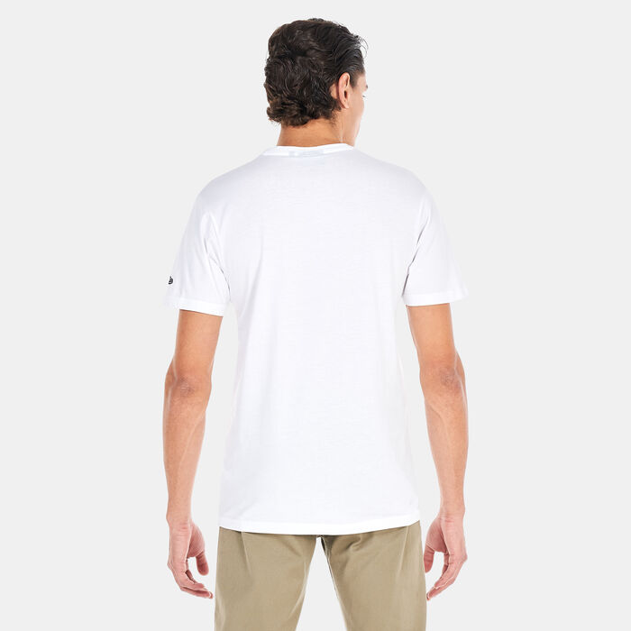 New Era Men's New York Yankees Script T-Shirt White New Era Men's New York Yankees Script T-Shirt White image number 1