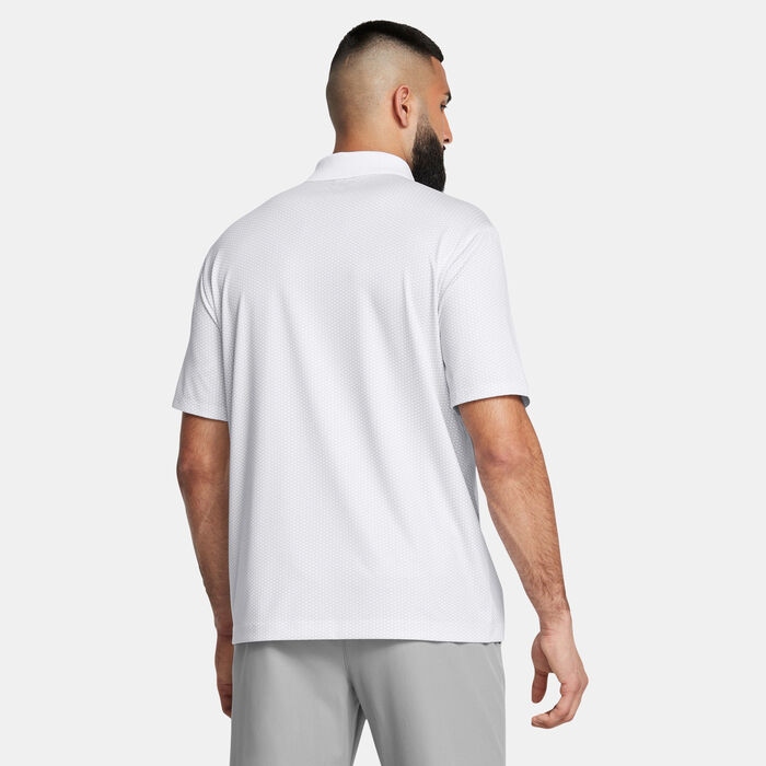Under Armour Men's Matchplay Printed Polo Shirt White Under Armour Men's Matchplay Printed Polo Shirt White image number 1