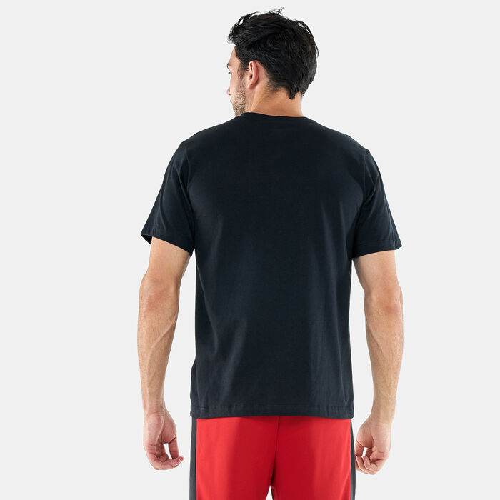 Jordan Men's Air Wordmark T-Shirt Black Jordan Men's Air Wordmark T-Shirt Black image number 1