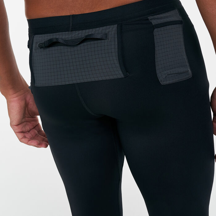 Nike Men's Dri-FIT Trail Tights Black Nike Men's Dri-FIT Trail Tights Black image number 3